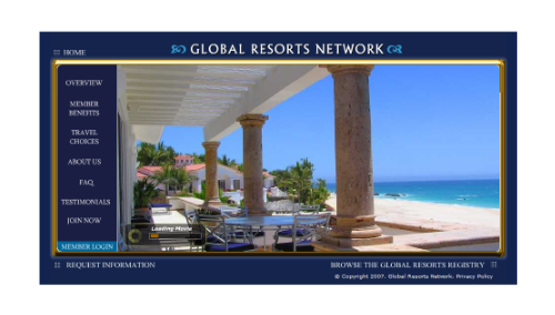 Global Resorts Network website picture